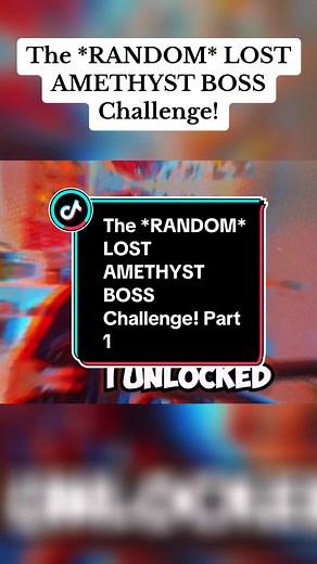 The *RANDOM* LOST AMETHYST BOSS Challenge! #fortnite #fortniteclips #season4 #learnontiktok