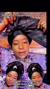 21K views · 2.3K reactions | Simple & easy to achieve Gele turban head wrap styling for every lady. Men show this to your wives. #virals #trending #fyp #fbreelsfypシ゚viralシ | African Beautiful Fashion and Lifestyle | Facebook