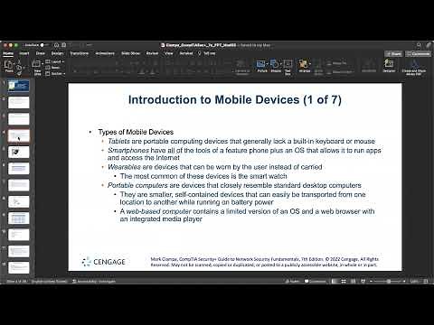 CompTIA Security+ Guide to Network Security Fundamentals Module 5: Mobile, Embedded, & Spec. Devices
