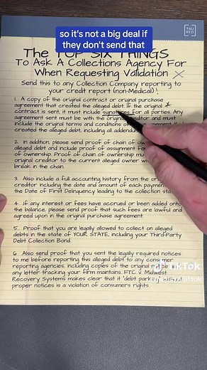 As an expert in #consumerrights, I can explain the importance of requesting #validation when you receive a #collectionnotice in the mail. When you receive a #collectionaccount notice, it is crucial to understand your rights and protect yourself from potential errors or fraudulent claims. Requesting validation means asking the #collectionagency to provide evidence that they own the #debt and have the right to collect it from you. Here are a few reasons why requesting validation is important: 1. V