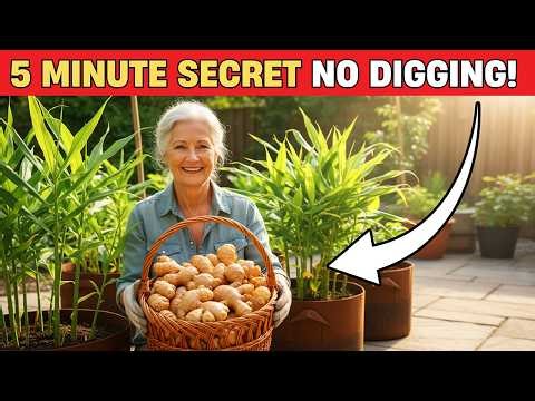 How I Grow Massive Ginger With ZERO Digging (5-Minute Secret) | Kitchen To Garden
