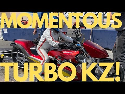 LEGENDARY KAWASAKI KZ TURBO FUNNY BIKE DRAG BIKE STILL A CONTENDER 30 YEARS LATER