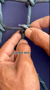 Knot to make a cargo net #knot #net | Nandang Safaat