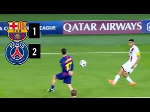 Champions League Thriller 😍 | PSG 2-1 Barcelona ⚽️ Highlights