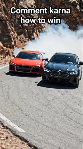 Audi R8 and bmw Xm cars res win the BMW car #bmwfrm #bmwriders #bmwxm #audi