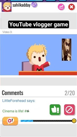 YouTube go vlogger game name.... this video make by me #viral #youtube #yourvloger #youtubevloggers