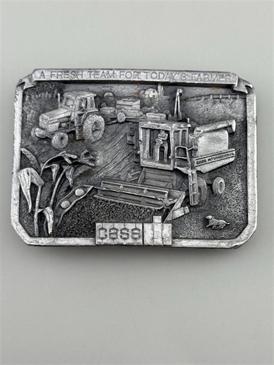 Case International 1985 Limited Edition Farm Tractor Combine Belt Buckle Pewter - Etsy