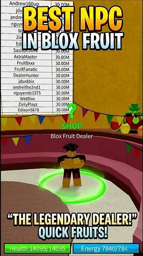 Best NPC in blox fruit #roblox #bloxfurit