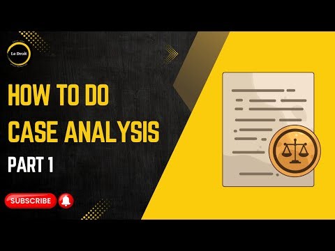 How to Do Case Law Analysis | Step-by-Step Guide for Law Students & Lawyers (Part 1)