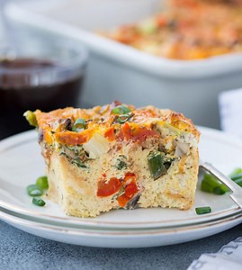 Breakfast Casserole With Bread