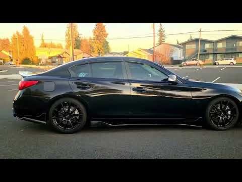 Q50 3.7 VQ after carbon swap for honeycomb.