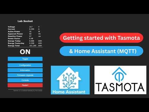 Getting started with Tasmota & Home Assistant MQTT