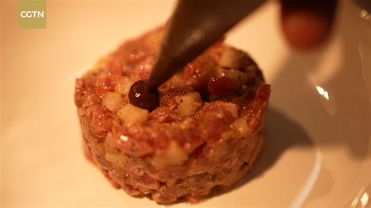 The Chinese capital is known for its delicious fusion cuisine, with many talented chefs from different cultural backgrounds gathering in Beijing. Orangerie is a French-style bistro that serves creative fusion cuisine featuring French cooking methods but with a Chinese twist. CGTN's Rachel Weiss tries out their signature sizzling steak tartare, slow-cooked roasted pork neck, and highland barley risotto. #Cultureshared #France #ChinaTravel #ChinaTour #BetterLife | China Plus Culture