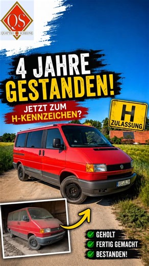 VW T4 nach 4 Jahren aus der Scheune 😳🔥H-Kennzeichen am T4?