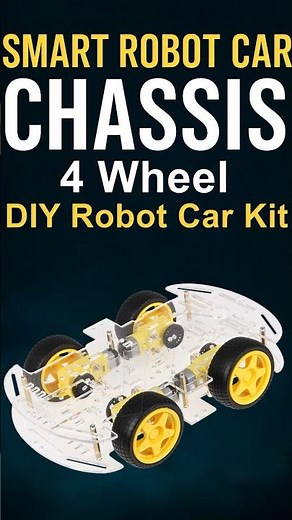 Turn your ideas into motion! 💡Check out this Smart Robot Car Chassis 2WD DIY Kit