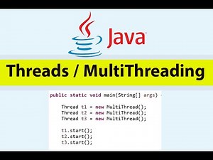 Threads / Multithreading in Java | Thread Class vs Runnable Interface | With Example Explained
