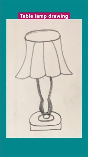 Table lamp drawing