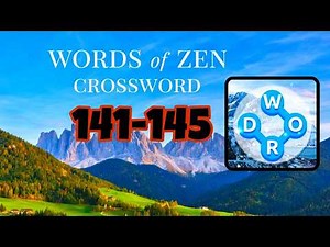 Words Of ZEN Crossword level 141 142 143 144 145