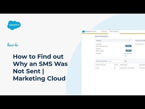 How to Find Out Why an SMS Was Not Sent | Marketing Cloud
