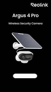 💰 Get $30 OFF when you spend $600 or more — time to upgrade to premium home security. 🎥 Argus 4 Pro — 4K 180° View, No Blind Spots 🌈 Full-Color Night Vision with ColorX 🔋 30% More Battery Life. Solar/Battery Powered 🚀 Faster Wi-Fi 6 for Smooth Streaming | Reolink