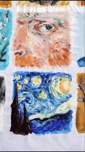 Van Gogh Acrylic Painting Tutorial