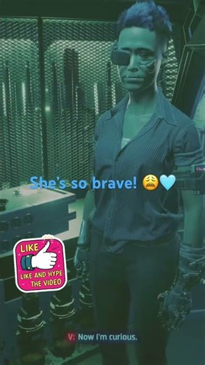She survived a CYBERPYCHO! Wow 🤯 #trendingshorts #fypshorts #cyberpunk2077 #ripperdoc