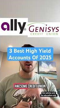 3 Best high yield saving/checking accounts in 2025 - don’t sleep on this free money 💤💸