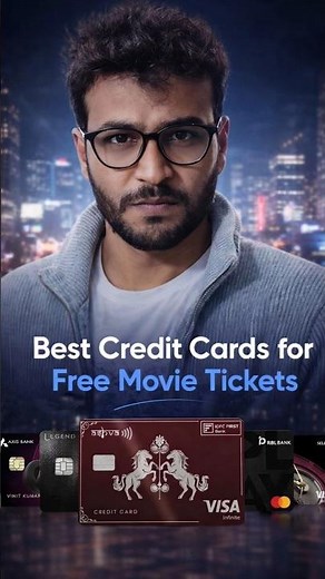 💳 Best Credit Card for Movies in India|Free movie Tickets Every Month 🎟️Buy 1 get 1 free movie offer