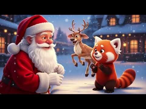 🎄 Reindeer Jump | Cute Baby Red Panda & Little Reindeer Christmas Story | Red Panda Bedtime Tales
