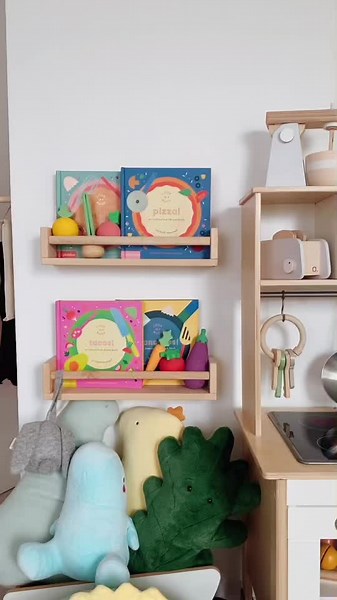 Cook in a Book series: Pizza, Tacos, Cookies & Pancakes - colourful and interactive recipe books #childrensbook #kidslit #toddlerbooks #playroom #kidsroom