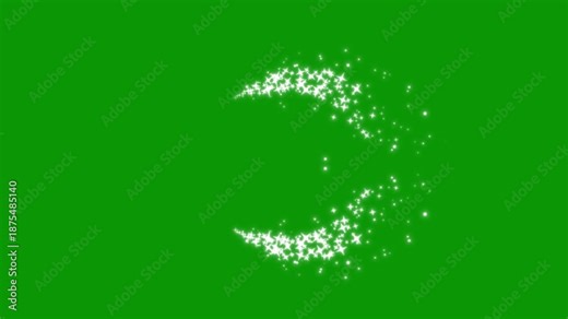 Dreamlight star glow animation with luminous particle clouds, slow twinkling highlights, airy fairy dust streams, subtle light pulses and fantasy-inspired sparkle effects on green screen in 4K