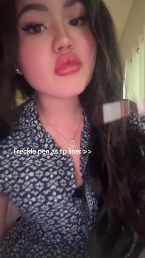 #fyp #lipliner #frecklepen