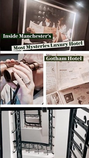 This Hotel Looks Like a Movie Set #nineyearsandcounting #travel #manchester #gothamhotel