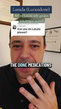#latuda #lurasidone #medicineexplained #geodon #foryoupage