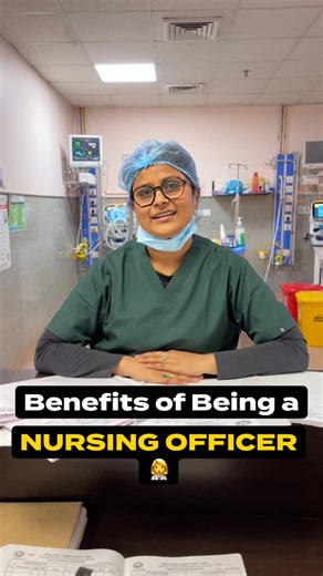Ayushi🌸 on Instagram: "Share with FUTURE NURSING OFFICERS 👩‍⚕️🩺 ✨ Thinking of becoming a Nursing Officer at AIIMS? Comment Info to get full details . Here’s why it’s one of the BEST healthcare jobs in India! ⭐ 1. Attractive Salary & Allowances “AIIMS Nursing Officers enjoy one of the highest salaries among government hospitals — plus HRA, DA, TA, night duty allowance & more!” ⭐ 2. Job Security & Stability “A permanent central government job with long-term security — no private job stress!” ⭐ 