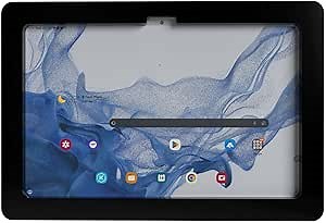 TABcare Security Anti-Theft Acrylic VESA Enclosure for Samsung Galaxy TAB A9+ 11 A11+ Tablet with Wall Mount Kit (Black)