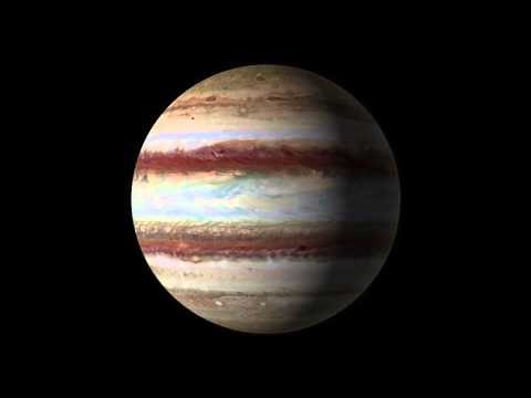 Moving features on Jupiter