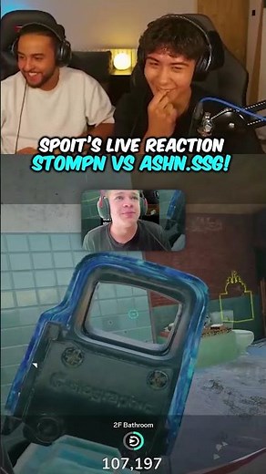 Spoit's Live Reaction Stompn VS Ashn R6 1V1!