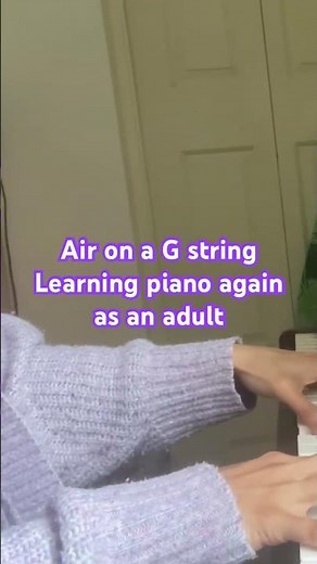 Air on a G string cover #pianocover #learnermusician