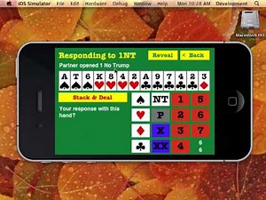 BridgeCarlos - Bidding tutorial app for new and improving Bridge Players