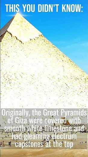 What the Great Pyramids Initially Looked Like
