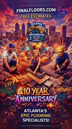 4.9🔥 SHOCKING Atlanta Flooring Sale—$300-$500 OFF! 10 Year Anniversary #Atlanta