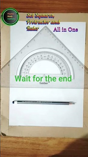 Engineering Drawing Instruments | Set Squares, Protractor and Ruler All in One #engineeringdrawing