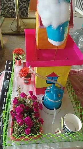 Rain Water Harvesting working model for Science Exhibition ICSE