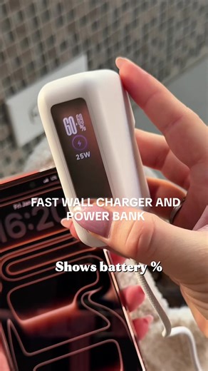 One charger that does everything ⚡ Wall charger power bank fast charging❤️ Tap the link, it’s on sale now. #fastcharger #powerbank #powebankcharger #viralproduct #techfinds
