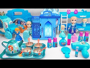 Unboxing Disney Frozen Elsa Blue Toys | Elsa's Ice Palace Doll House Playset | Elsa Makeup Toy