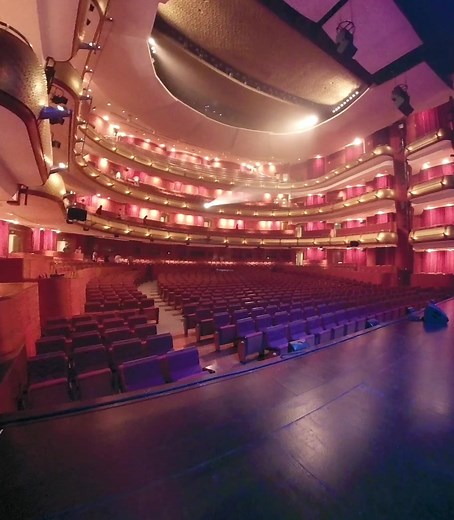 Watching the audience fill up at Esplanade Theatre for Dr Jason and Friends.