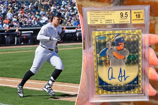 Aaron Judge card sells for record-setting $5.2 million