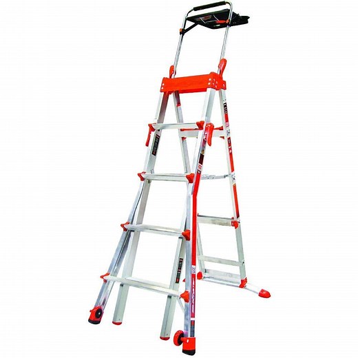 Reviews for Little Giant Ladder Systems 8 ft. Aluminum Select Step Multi-Position Ladder with 300 lbs. Load Capacity Type IA Duty Rating | Pg 1 - The Home Depot