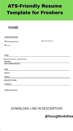 Simple resume ||#Resume #SimpleCV #JobSearch #ResumeFormat #CVforJob#viral #reels #shorts #short
